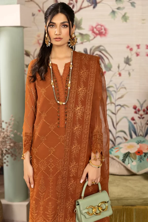 Alizeh Embroidered Chiffon Collection-V02D05 - Image 2