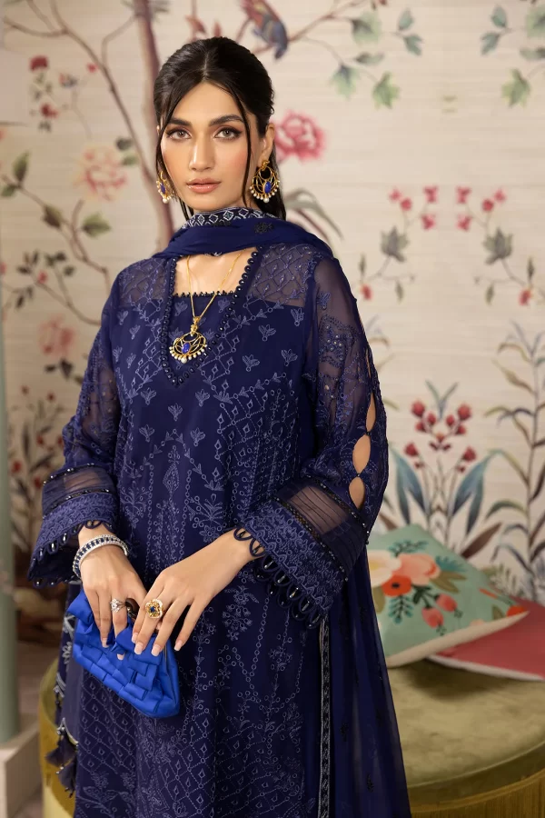 Alizeh Embroidered Chiffon Collection-V02D04 - Image 2