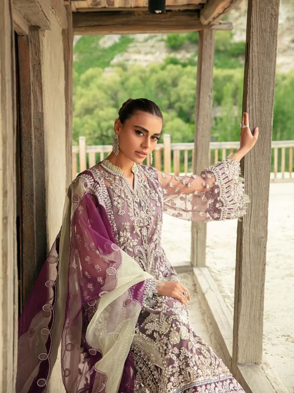 Marwa Luxury Formal Collection By Maryam Hussain-ALMAS - Image 2