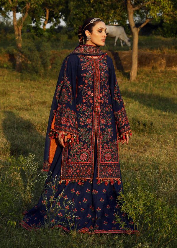 Karandi Aw'23 Embroidered Collection By Hussain Rehar-Aegean