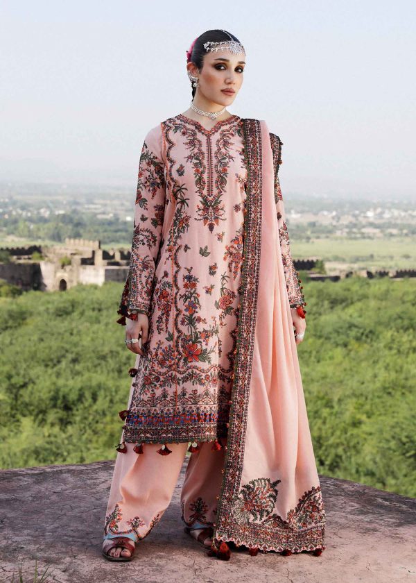 Karandi Aw'23 Embroidered Collection By Hussain Rehar-Calla lily