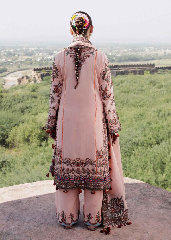 Karandi Aw'23 Embroidered Collection By Hussain Rehar-Calla lily - Image 3