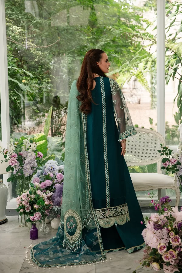 Alif Luxury Wedding Formals'23 By AJR Couture-TEAL - Image 3