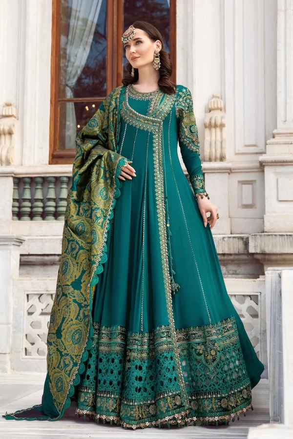 Maria B Linen 23-  Emerald Green DL- 1107