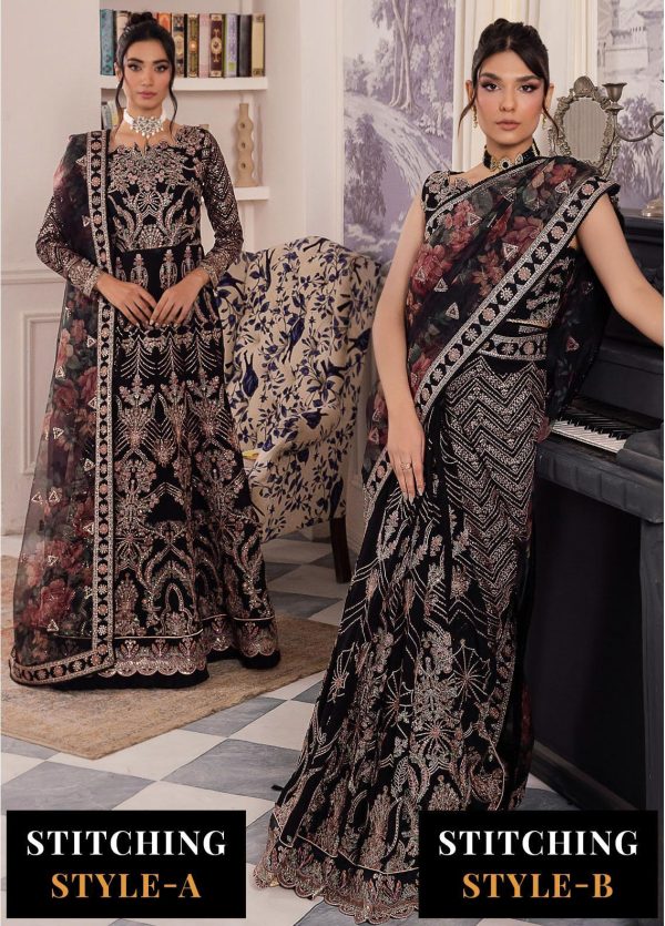 Luxury Embroidered Chiffon Collection By Iznik-Kiah