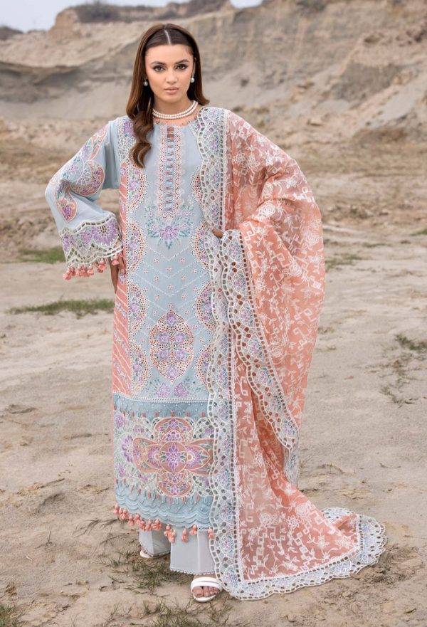 The Queen's Diary Signature Lawn Collection By Adan's Libas-5837