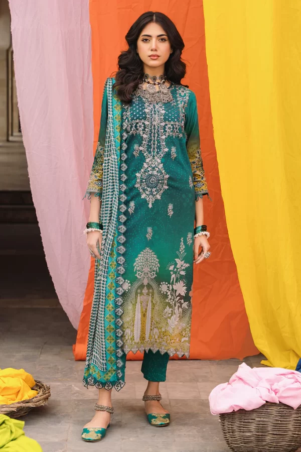 Chunri Embroidered Lawn Collection By Charizma-CH4-07