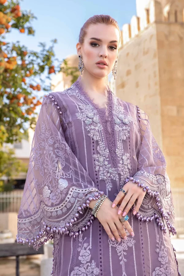 Voyage a'LUXE x Tunisia Luxury Lawn Collection By MARIA.B-D-2401-A - Image 2