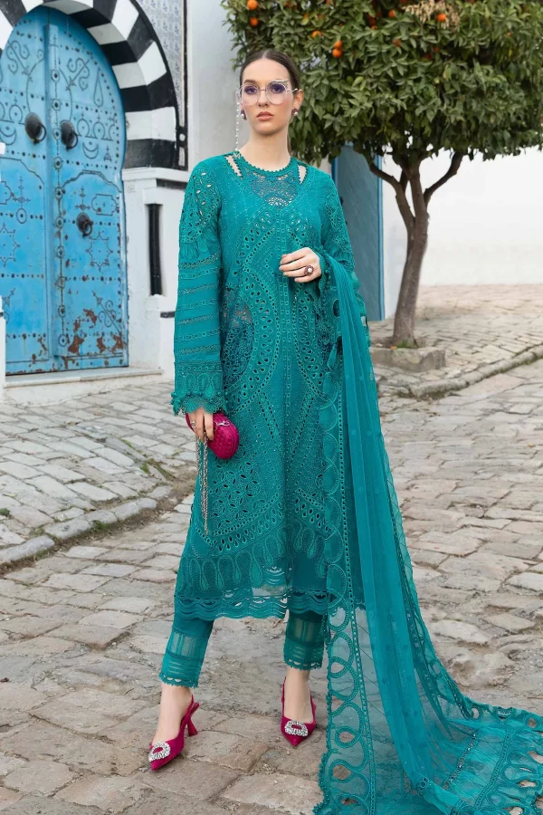 Voyage a'LUXE x Tunisia Luxury Lawn Collection By MARIA.B-D-2402-A - Image 3