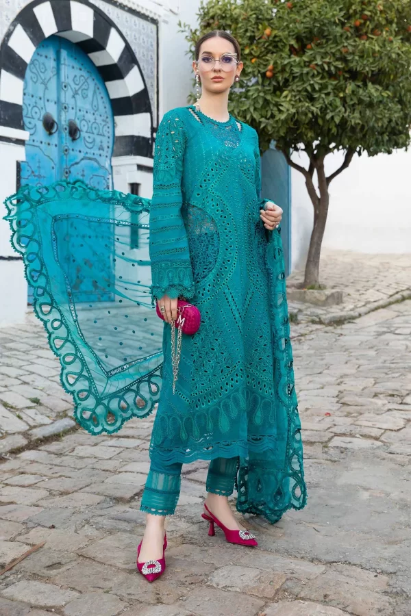 Voyage a'LUXE x Tunisia Luxury Lawn Collection By MARIA.B-D-2402-A