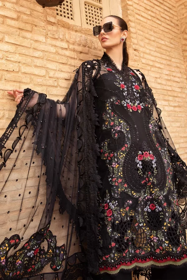 Voyage a'LUXE x Tunisia Luxury Lawn Collection By MARIA.B-D-2405-B - Image 2