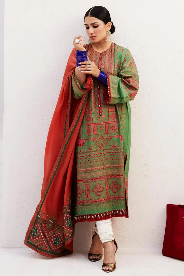 Zara Shahjahan Lawn24-DIYA-2B - Image 3