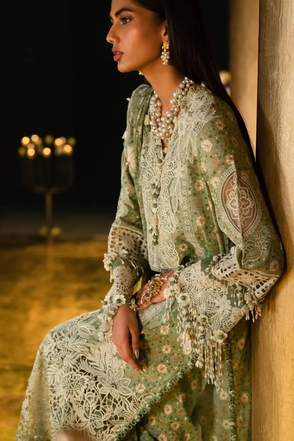 Sana Safinaz Luxury Eid edit '24 -L241-005B-3CU - Image 3