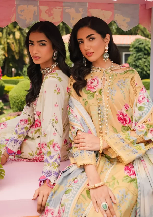 Elaf Prints'24 Lawn Collection By Elaf Premium-Citrus Squad - Image 2