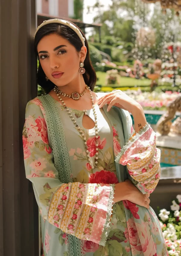 Elaf Prints'24 Lawn Collection By Elaf Premium-Frostie - Image 2