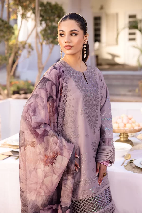 Nani Ka Ghar Eid Embroidered Lawn Collection-NKG-08 - Image 2