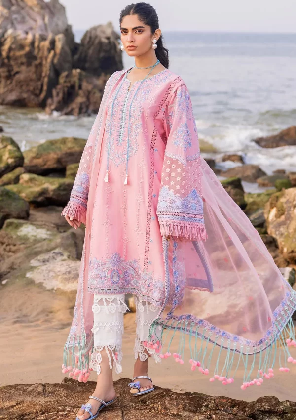 Luxury Lawn Collection By Sadaf Fawad Khan-AMIRA - B - Image 2