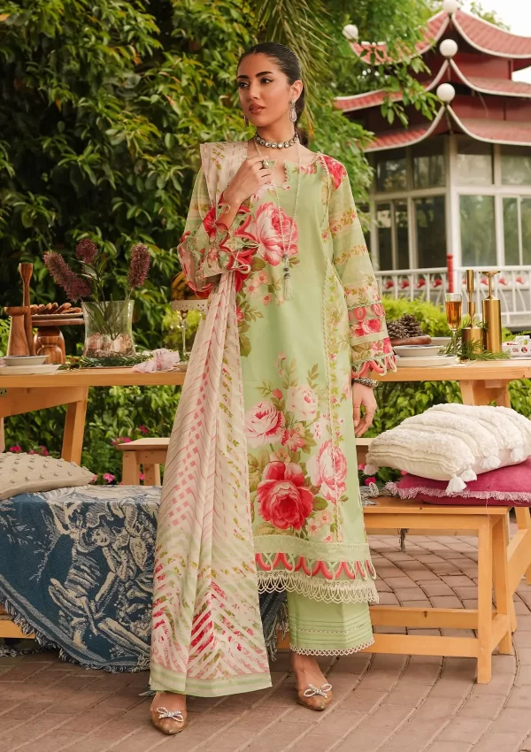 Elaf Prints'24 Lawn Collection By Elaf Premium- Mint To Be