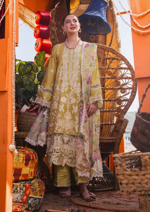 Hai Kuch Festive Lawn Collection By Elaf Premium-Nargis