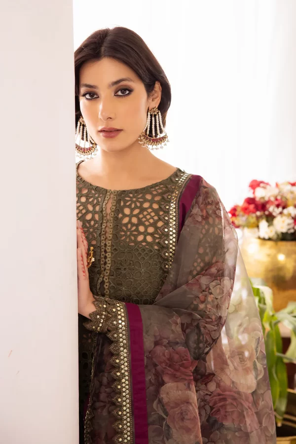 Nani Ka Ghar Eid Embroidered Lawn Collection-NKG-10 - Image 2