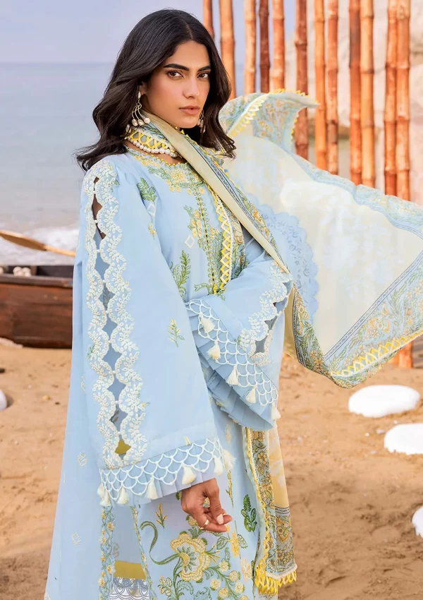 Luxury Lawn Collection By Sadaf Fawad Khan-AMANI - B - Image 2