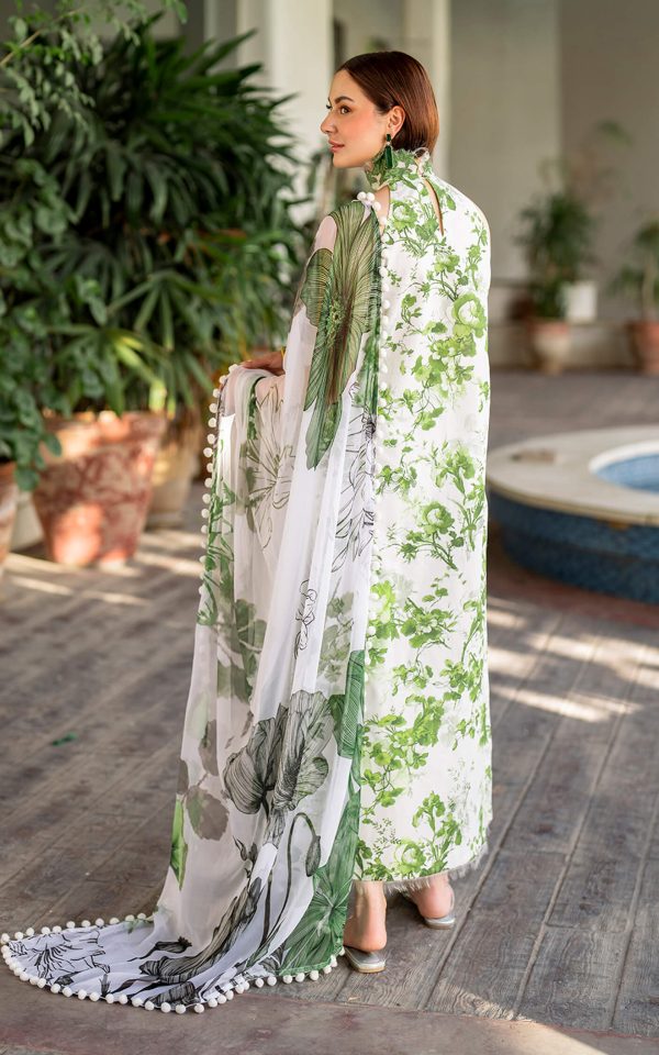 Meraki’24 Lawn Collection Vol. II By Asifa & Nabeel- Sarsabz - Image 3