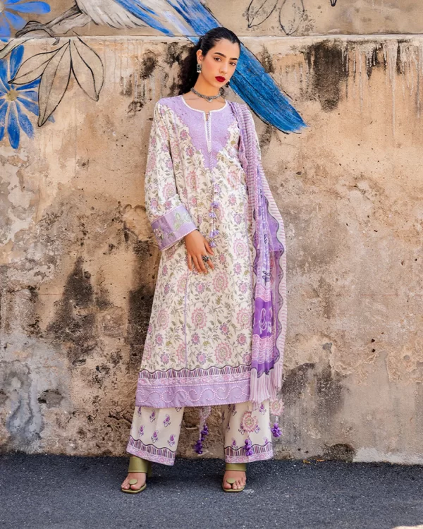 Taneez Block Print Lawn Collection By Roheenaz-Kiana - Image 3