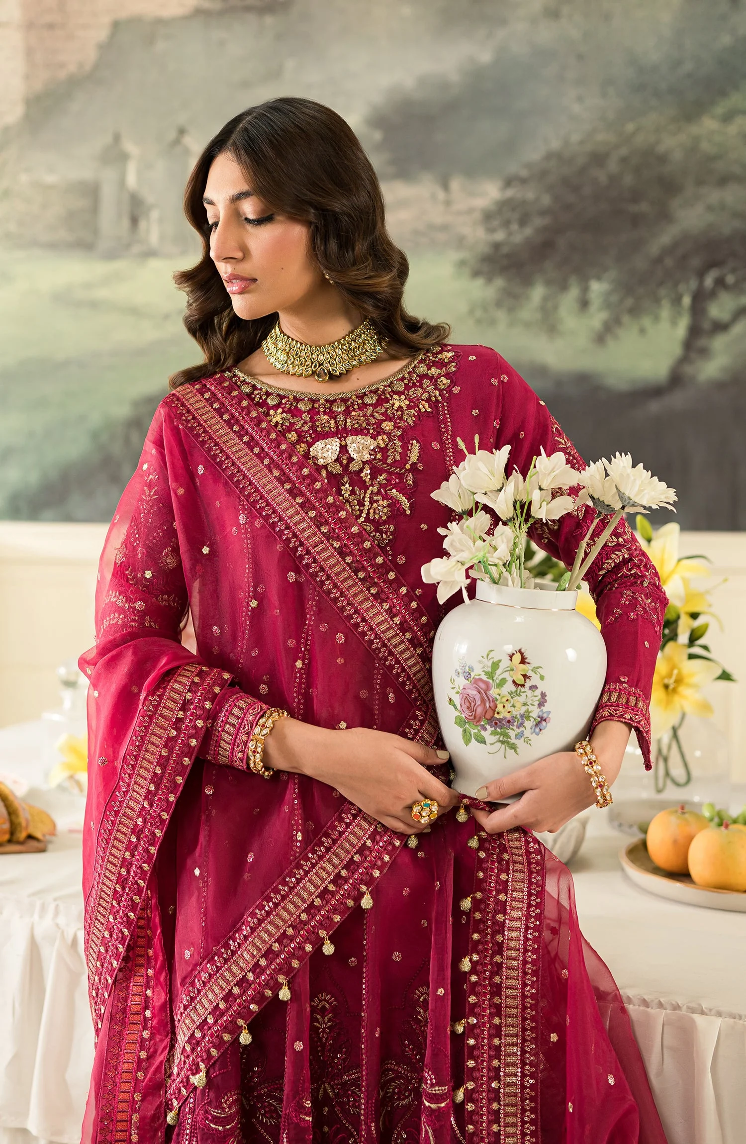 Suave Luxury Formal Collection By Emaan Adeel-SALVIA - Image 2