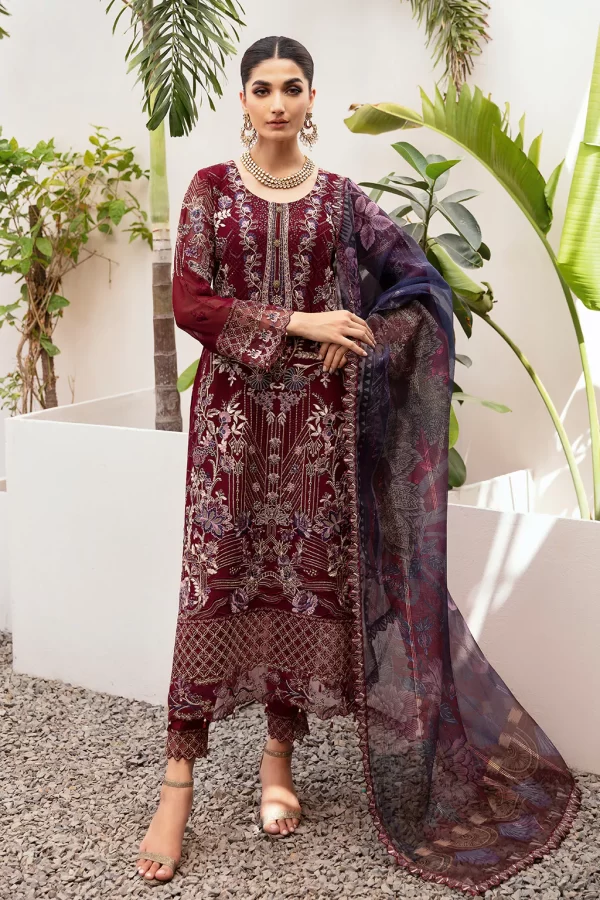 RAMSHA Dastaan Chiffon collection-T210