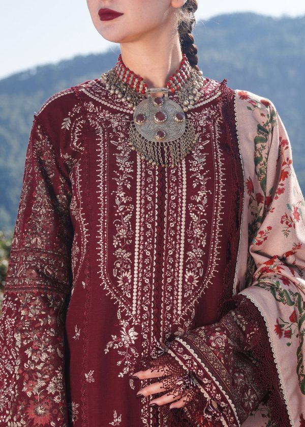 Hussain Rehar winter shawl '24-Zaran - Image 2