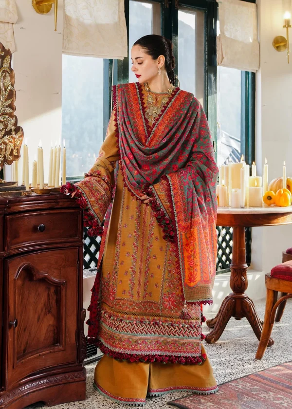 Hussain Rehar winter shawl '24-Horain - Image 3