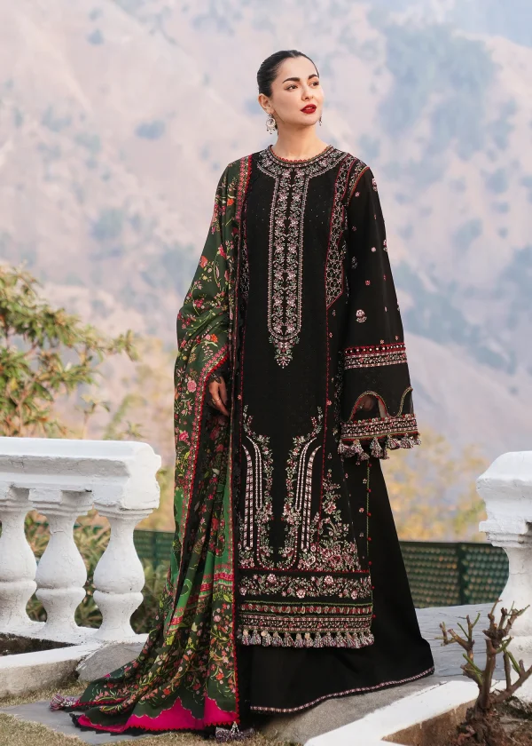 Hussain Rehar winter shawl '24-Zobia