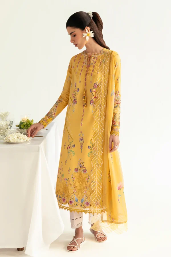 Qalamkar Q Prints Lawn '25-PQ-03 Mehr