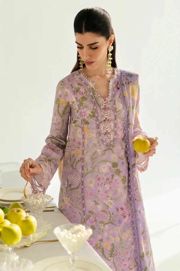 Qalamkar Q Prints Lawn '25-PQ-04 Nami - Image 2