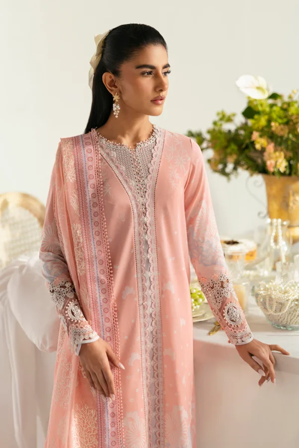 Qalamkar Q Prints Lawn '25-PQ-02 Aroha - Image 3