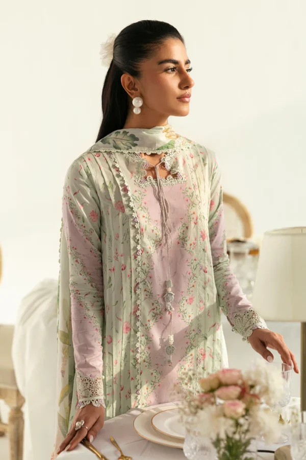 Qalamkar Q Prints Lawn '25-PQ-07 Lira - Image 3