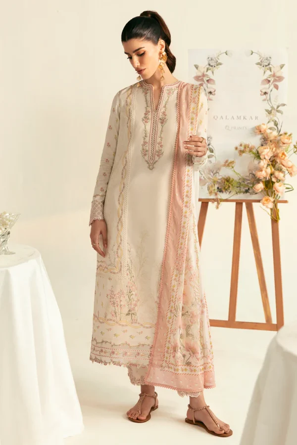 Qalamkar Q Prints Lawn '25-PQ-01 Nena