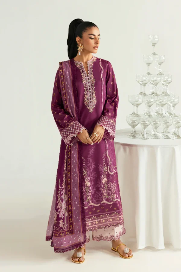 Qalamkar Q Prints Lawn '25-PQ-01 Miya