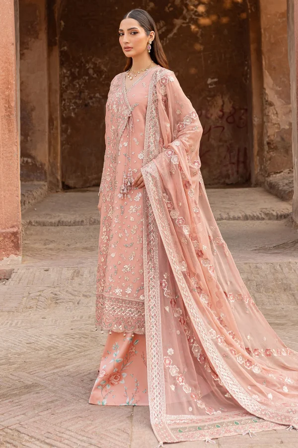 Farasha Ritzier Luxury Chiffon edit '25-Peach Bell - Image 3