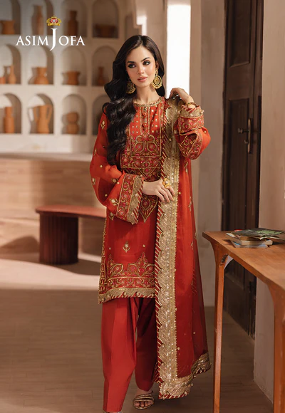 Asim Jofa Heeriye chiffon festive '25 - AJHE-10