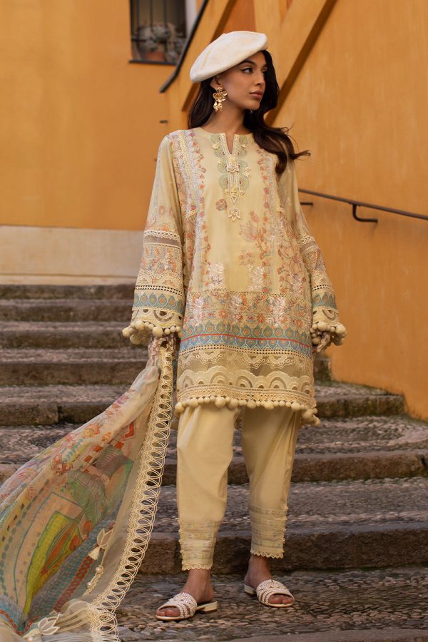 Ansab Jahangir Zoha Luxury Lawn '25-Mangosteen