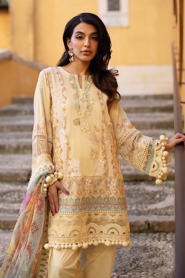 Ansab Jahangir Zoha Luxury Lawn '25-Mangosteen - Image 2