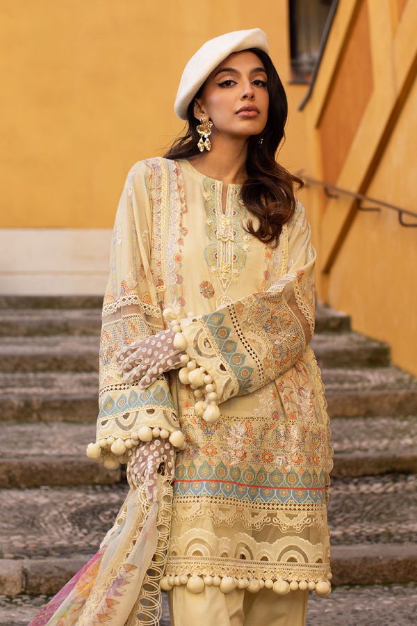 Ansab Jahangir Zoha Luxury Lawn '25-Mangosteen - Image 3