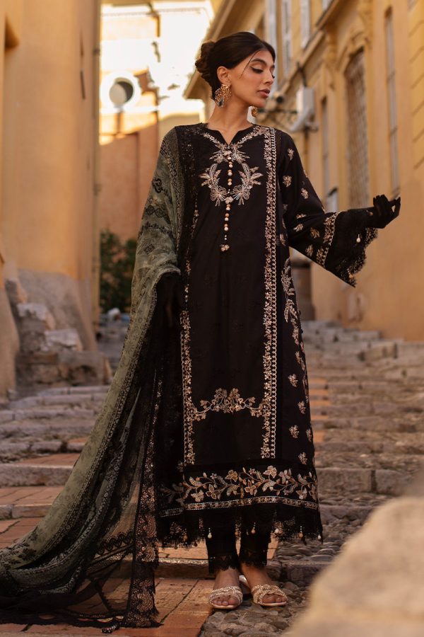 Ansab Jahangir Zoha Luxury Lawn '25-Black Lady