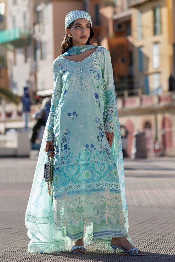 Ansab Jahangir Zoha Luxury Lawn '25-Ice Crystal