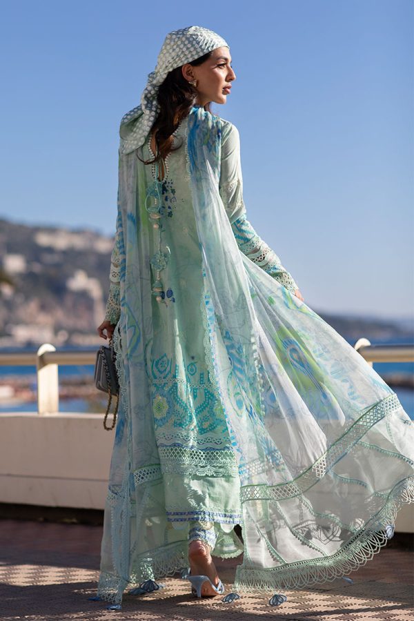 Ansab Jahangir Zoha Luxury Lawn '25-Ice Crystal - Image 2