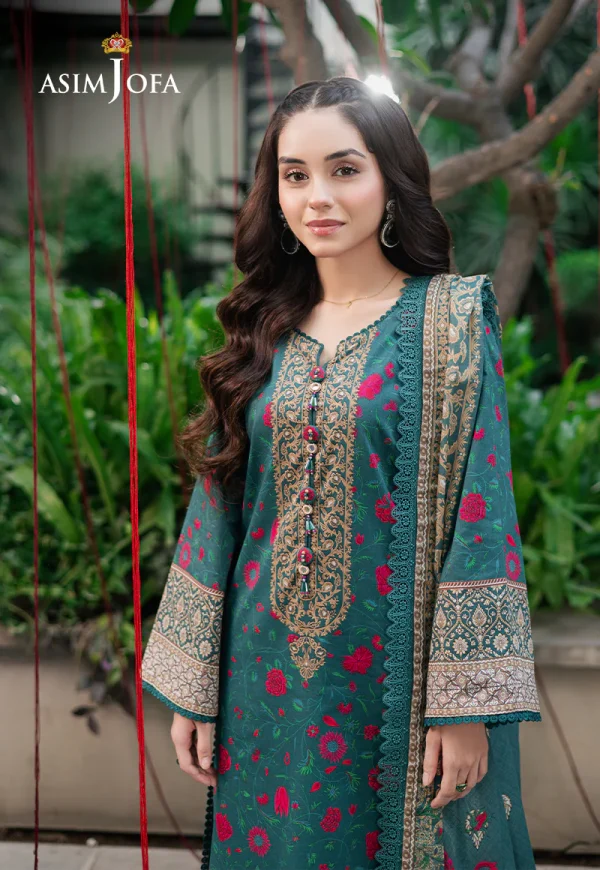 Asim Jofa Prints Lawn '25-AJUUB-38 - Image 3