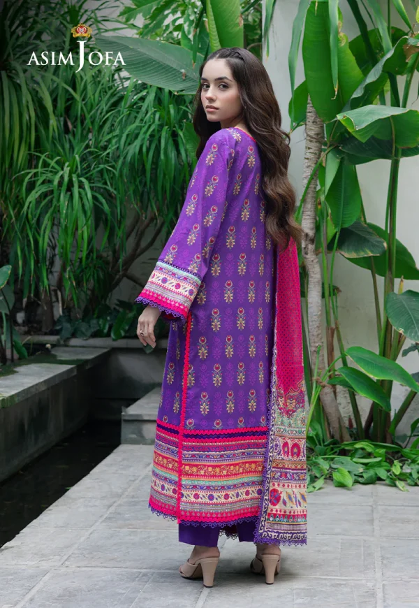 Asim Jofa Prints Lawn '25-AJUUB-34 - Image 2