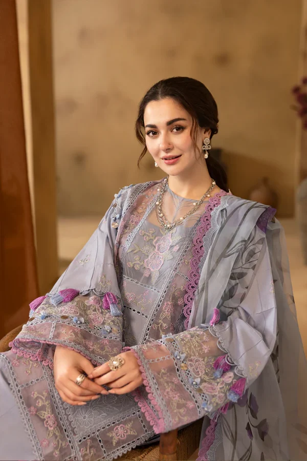 Saira Rizwan Luxury Lawn '25-EDRINA-SRL25-03 - Image 2