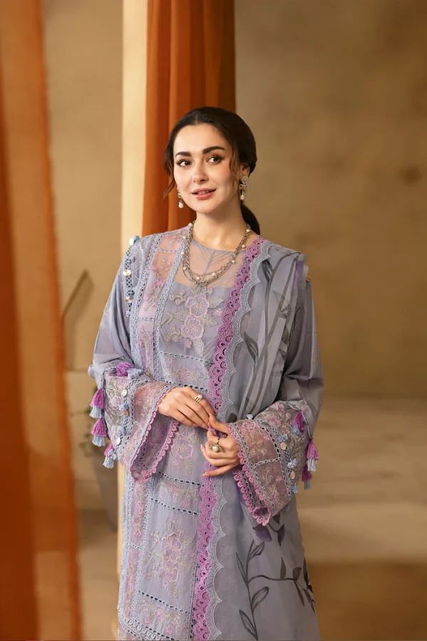 Saira Rizwan Luxury Lawn '25-EDRINA-SRL25-03 - Image 3